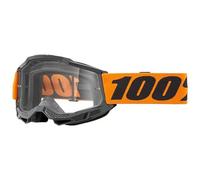 100% 26013480 Lunettes MX Mixte, Orange/Noir, Taille Unique