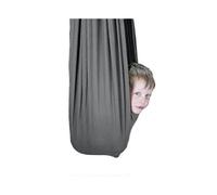 (100*280CM, Gray) Aerial Yoga Therapy Swing Set & Hammock Kit For Flexibility & Pain Relief