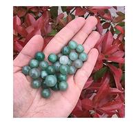 100-400g de pierres précieuses polies naturelles cristal vert petites pierres rondes dégringolées décoration de la chambre (Size : 200g)