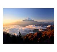 100(45.5x35.5cm) pièces de Puzzles pour Adultes, Mont Fuji, Puzzles de l'île de Honshu, Intelligence du Jeu de défi Familial
