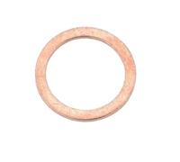 100/50/10 pièces Bague D'étanchéité En Cuivre Rondelle Plate O Joint Rond M5 M6 M8 M10 M12 M14 Cales Solides Rondelles Anneaux Entretoise(M8x12x1mm,50PCS)