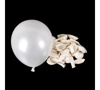100/50/30 pièces ballons d'anniversaire blanc perle 5/10/12/18 pouces d'épaisseur ballon blanc brillant pour anniversaire bébé douche fête de mariage déco Pearl White