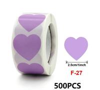 100-500 Pièces Merci Autocollants Nouveaux Roulant Merci Autocollants Pour Emballage D'Affaires Fait À La Maison Amour En Forme De Coeur Autocollant.Tz035-(9)-500Pcs.