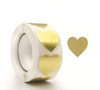 100-500 Pièces Merci Autocollants Nouveaux Roulant Merci Autocollants Pour Emballage D'Affaires Fait À La Maison Amour En Forme De Coeur Autocollant.A-100Pcs.