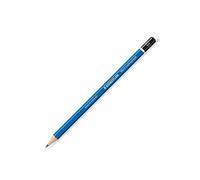 [100-6H-5] STAEDTLER Lot de 5 Crayons Papier Mars Lumograph 100 Mine 2 mm Ble...