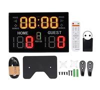 100 à 240V 11 Chiffres LED Affichage Multifonctionnel Sports Tableau de Bord Électronique Jeu Formation Tableau de Bord Électronique pour Basketball, Volleyball, Lutte (Prise UE)