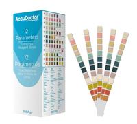 100 AccuDoctor Bandelettes de Santé Test 12 indicateurs avec carte couleur