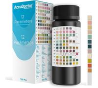 100 Accudoctor Bandelettes De Santé Test 12 IndicateursTest De Bandelettes De Santé 12 Paramètres Avec Carte Couleur-Résultats Rapides Et Précis
