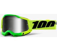100% Accuri 2 Extra Travis Lunettes de motocross, vert-jaune pour homme