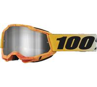 100 Percent Accuri 2 Razza, lunettes miroirs Blanc/Jaune/Noir Argent Réfléchissant Blanc/Jaune/Noir Argent Réfléchissant
