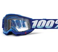 100% Accuri II Enduro Moto Lunettes de motocross, bleu/blanc