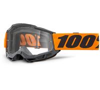 100% Accuri II Essential Lunettes de motocross, noir-orange pour homme