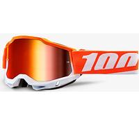 100% Accuri II Matigofun Lunettes de motocross, orange/blanc