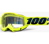 100% Accuri II OTG Essential Lunettes de motocross, jaune/noir