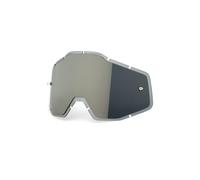 100% Accuri / Racecraft / Strata Anti-Fog Injected Lens Silver Mirror / Smoke