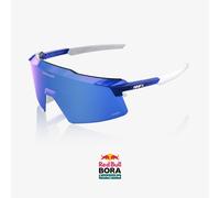 100% - Aerocraft Cat 3 - Lunettes vélo Gloss Blue Holographic - HiPER Royal Blue Mirror Cat 3