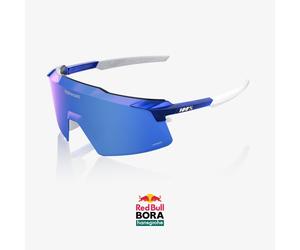 100% - Aerocraft Cat 3 - Lunettes vélo Gloss Blue Holographic - HiPER Royal Blue Mirror Cat 3