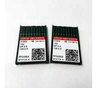 100 aiguilles Groz-Beckert 134 135X5 DPX5 Sy1955 pour machine à coudre Singer Pfaff (20/125)