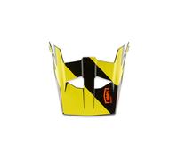 100% Aircraft Replacement Visor LTD Neon Yellow