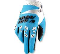 100% Airmatic Gants de Motocross, bleu/blanc, Taille 2XL