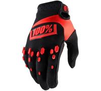 100% Airmatic Hexa Gants de motocross pour les jeunes, noir/rouge, Taille S