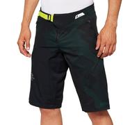 100% Airmatic LE Shorts de vélo, noir/vert, Taille 30