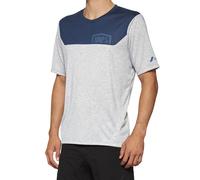Maillot manches longues 100 airmatic gris bleu midnight