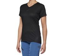 100% Maillot Airmatic Manches courtes Noir Femme Taille S
