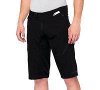 100% Airmatic Shorts de vélo, noir, Taille 30