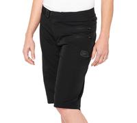 100% Airmatic Shorts de vélo pour dames, noir, Taille L