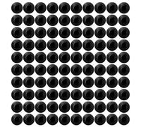 100 Amortisseurs De Portes De Voiture Noirs, Joints D'Amorti De Véhicules Généraux, Évitement des Collisions en Silicone Douce, Accessoires De Portes De Voiture.