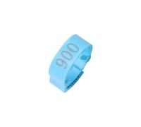 100 anneaux numérotés et réglables pour pattes de poulet, 2 à 2,4 cm, pour identification des poules, canards et oies, outils d'élevage,Bleu,Taille réglable (2 cm-2,4 cm)