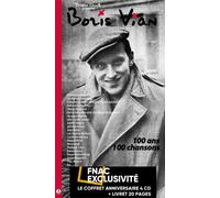 Boris Vian : 100 ans 100 chansons (4 CD + Livret)