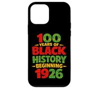 100 Ans d'histoire des Noirs à partir de 1926 Patrimoine Africain Coque pour iPhone 12 Mini