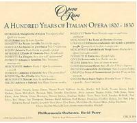 100 Ans D'opera Italien 1810-1920, Vol. 3