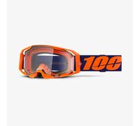 100% - Armatic Cat 0 - Masque VTT Neon Orange - Clear Cat 0