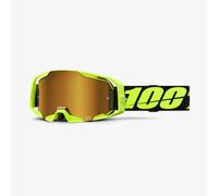 100% - Armatic Cat 2 - Masque VTT Neon Yellow - Mirror True Gold Cat 2
