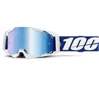 100% ARmatic Lunettes de motocross, bleu/blanc