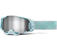 100% Armega Fargo Lunettes de motocross, gris/turquoise