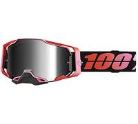 100% Armega Guerlin Lunettes de motocross, noir/rouge