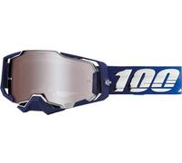 100%, Armega HIPER Masque de ski - Verres miroir argentés, Adult