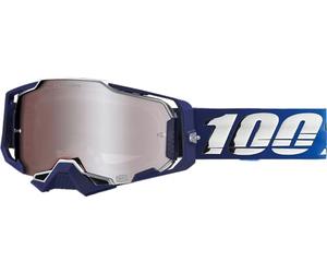 100%, Armega HIPER Masque de ski - Verres miroir argentés, Adult