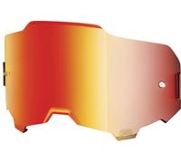 100% Armega Injected Mirror Lentille de remplacement, Rouge miroir
