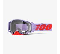 100% Lunettes de natation Armega Fausto Verres miroir Rouge