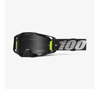 100% Lunettes de natation Armega Tetsumi verres miroir Noir