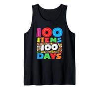 100 Articles 100 Jours de Fournitures Scolaires Enseignants Enfants Débardeur