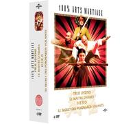 100% Arts Martiaux-Coffret-True Legend + Le Maître d'armes + Hero + Le Secret des poignards Volants