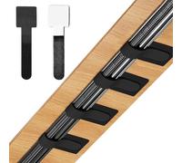 100 Autocollant Attache Cable Adhésif Puissant Cable Management pour Bureaux et Téléviseurs et Câbles et Lanternes Bande Organisée Noir