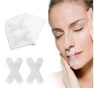 100 Autocollants Anti-Ronflement En Forme De X, Anti-Ronflement, Bre De Sommeil