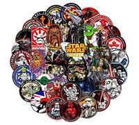 100 autocollants en vinyle Star Wars pour ordinateur portable, décalcomanies imperméables pour pare-chocs de voiture, moto, vélo, casque, ordinateur, skateboard, bouteille d’eau, mur de chambre